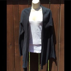 JJ Basics, Open Front, Draped Cardigan. Sz Large